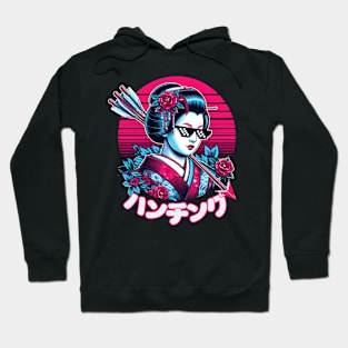 Hunting Geisha with katakana letters Hoodie